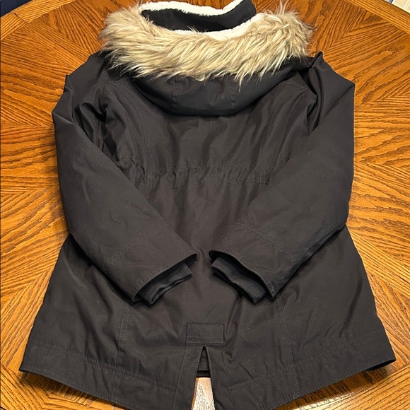 Hollister Heritage Collection Black Parka with Faux Fur Lining and Trim. Size S - Picture 10 of 12